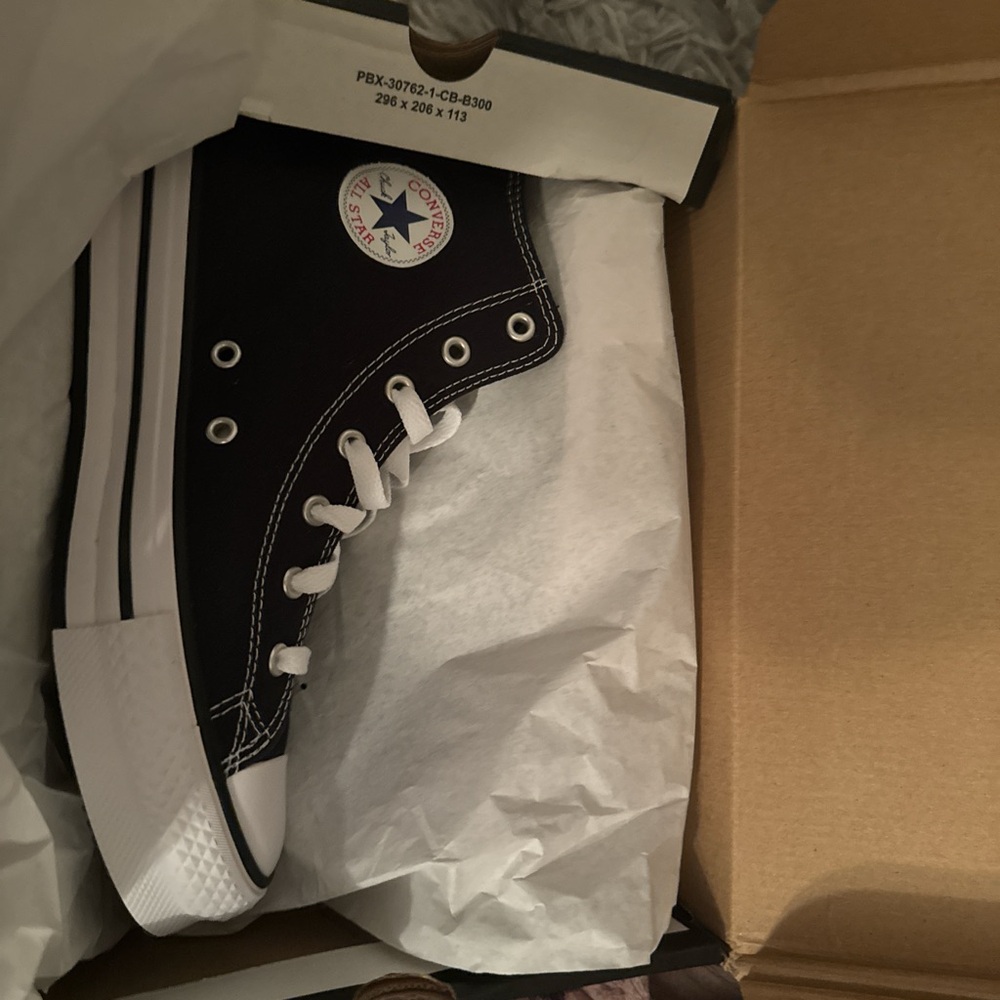 Converse Black and White Canvas Sneakers